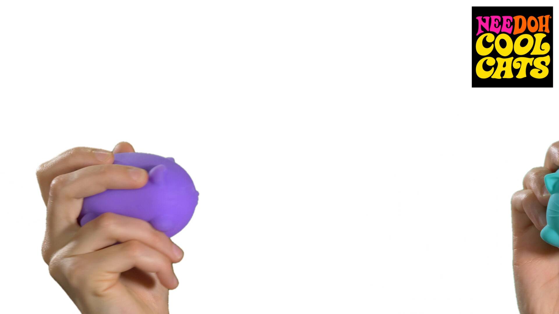 Animal-Shaped Cool Cats NeeDoh | Select Morning Crest - Cute Animal-Shaped NeeDoh Fidget Toy for Kids Detail