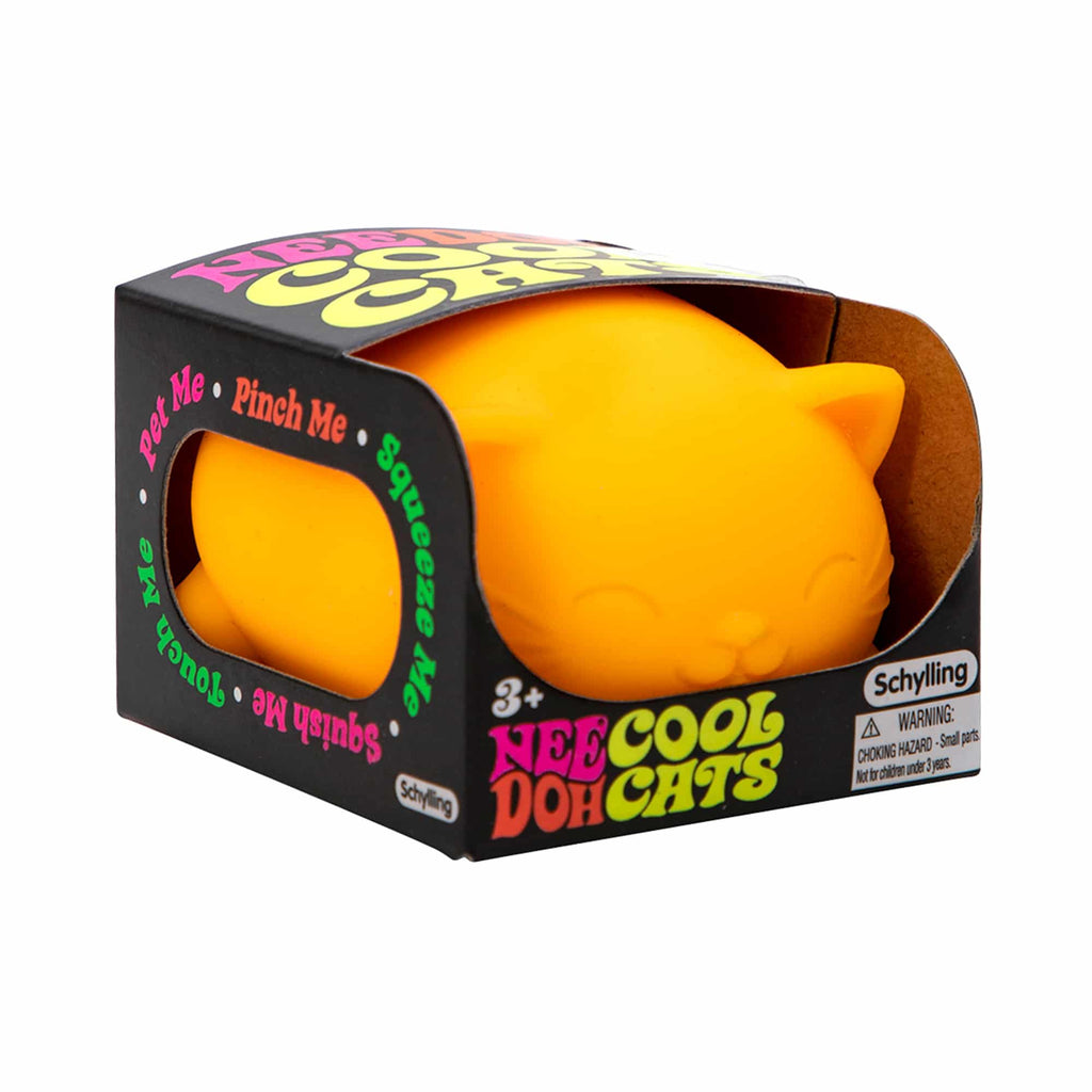 Animal-Shaped Cool Cats NeeDoh | Select Morning Crest - Cute Animal-Shaped NeeDoh Fidget Toy for Kids Detail
