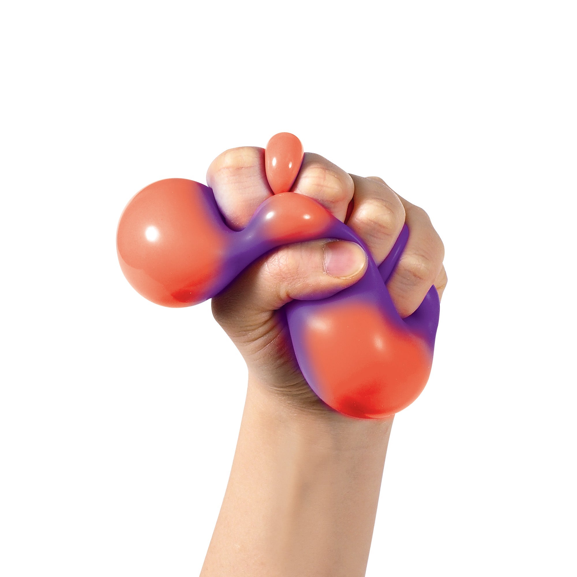 Playful Geometric NeeDoh Color Change Squeeze Heart | Reserve Opal Summit - Fun Food Fidget Cookie Squishable Toy Detail