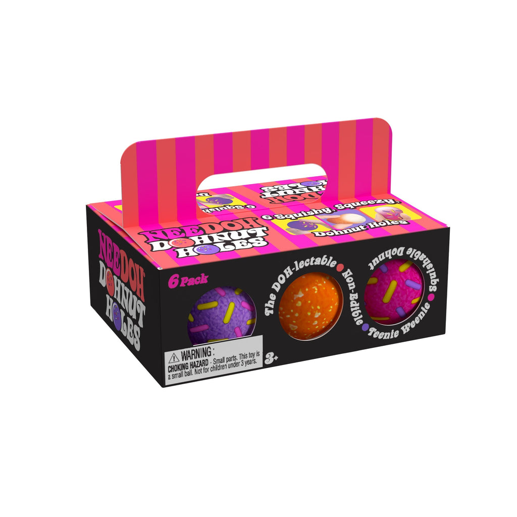 Micro Squishy NeeDoh Dohnut Holes | Select Prairie Summit - Micro Squishy Sensory Balls Multi-Pack Value Detail