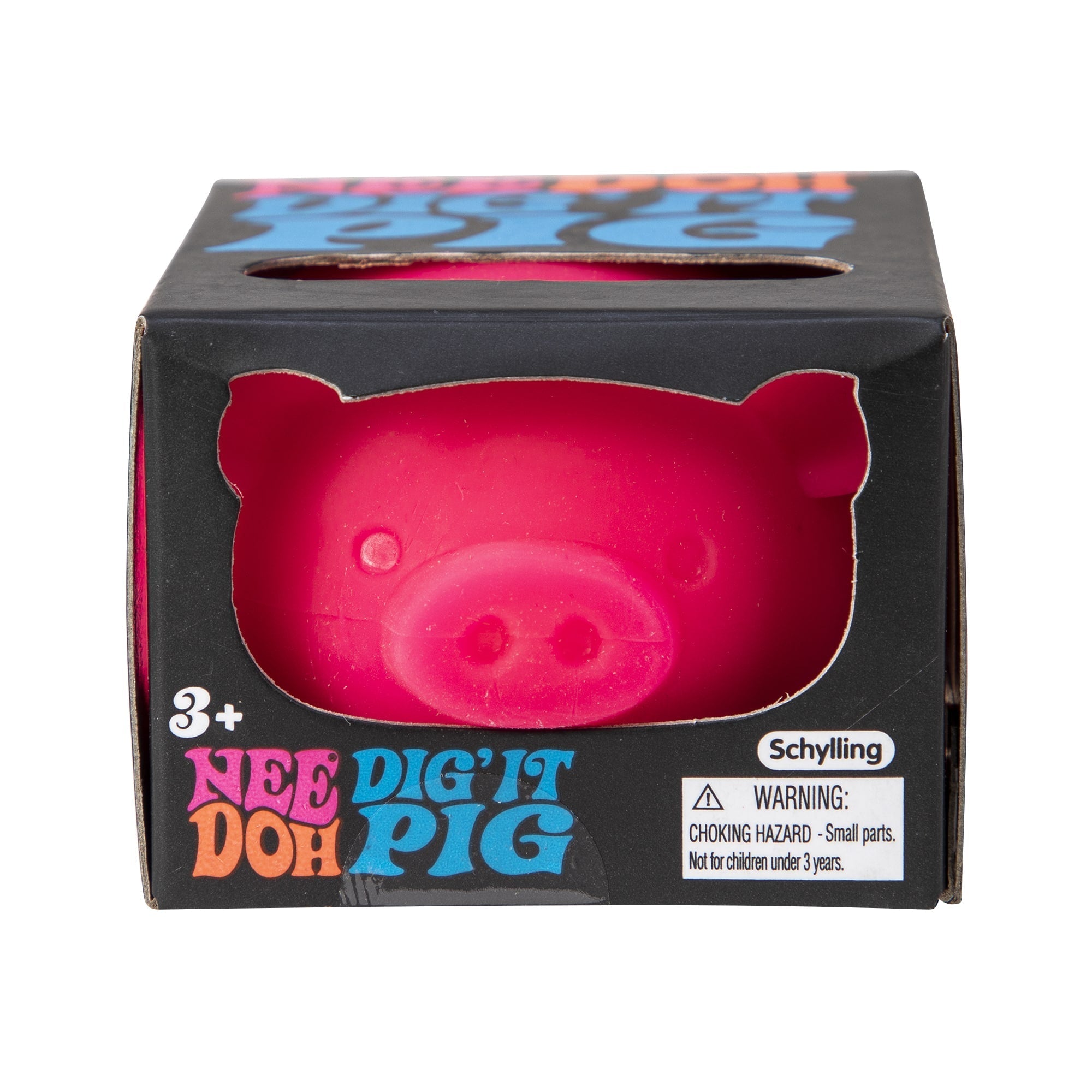 Purrfectly Squishy NeeDoh Dig’ It Pig | Select Velvet Canopy - Cute Animal-Shaped NeeDoh Fidget Toy for Kids Detail
