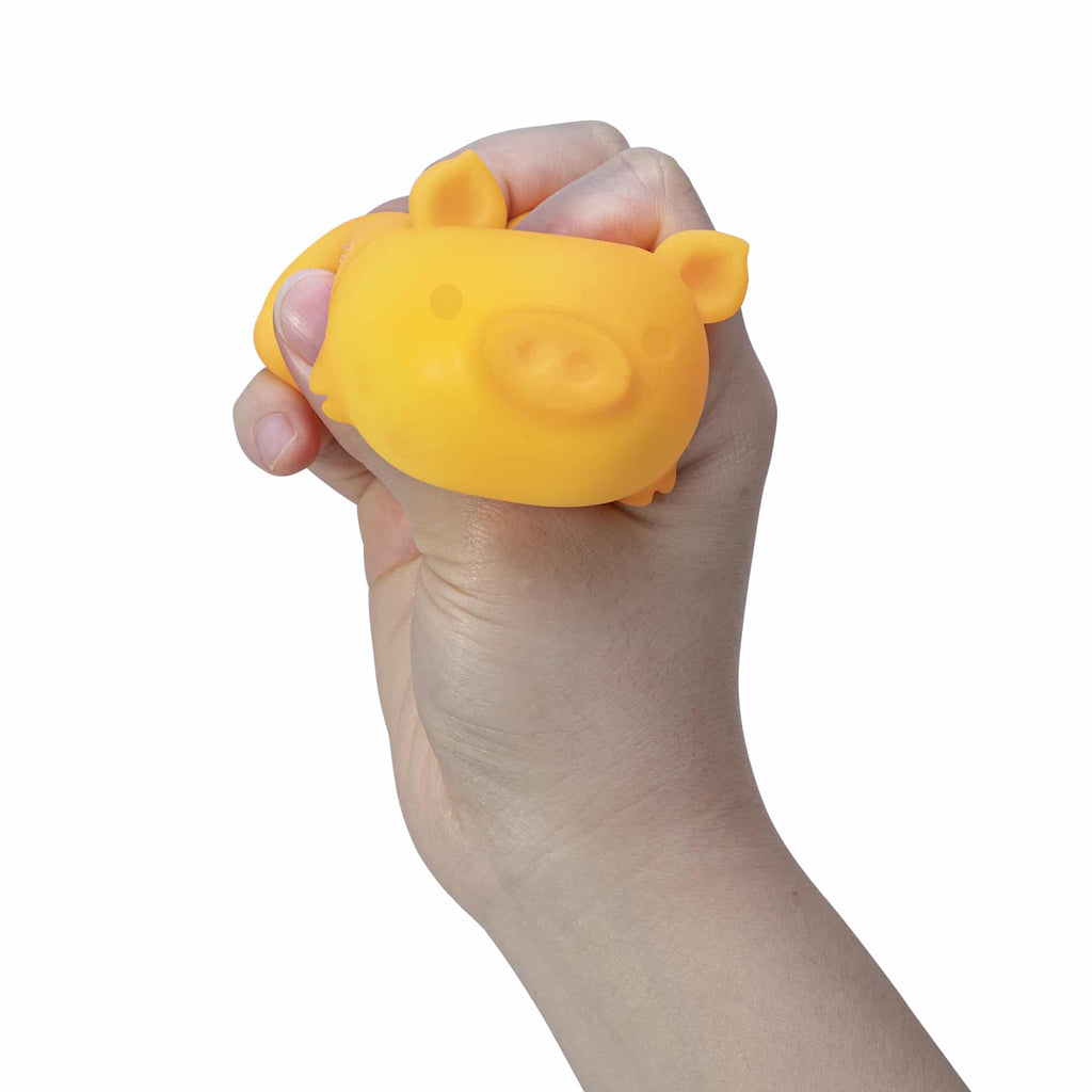 Purrfectly Squishy NeeDoh Dig’ It Pig | Select Velvet Canopy - Cute Animal-Shaped NeeDoh Fidget Toy for Kids Detail