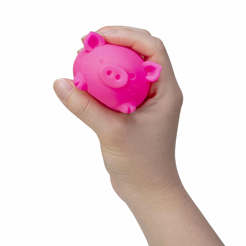Purrfectly Squishy NeeDoh Dig’ It Pig | Select Velvet Canopy - Cute Animal-Shaped NeeDoh Fidget Toy for Kids Detail