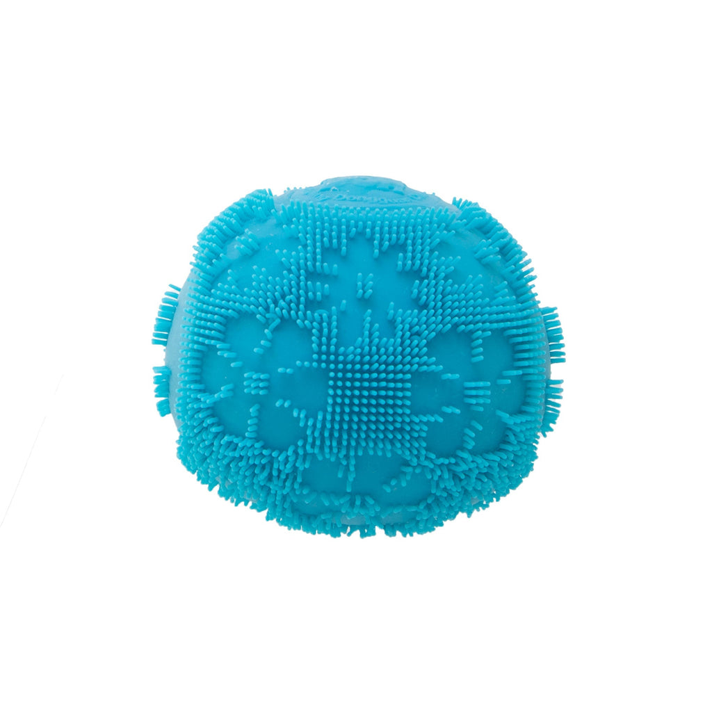 Spiky Ribbed NeeDoh Fuzz Ball Flower Power | Signature Elm Point - Spiky Textured Groovy Glob for Sensory Therapy Detail