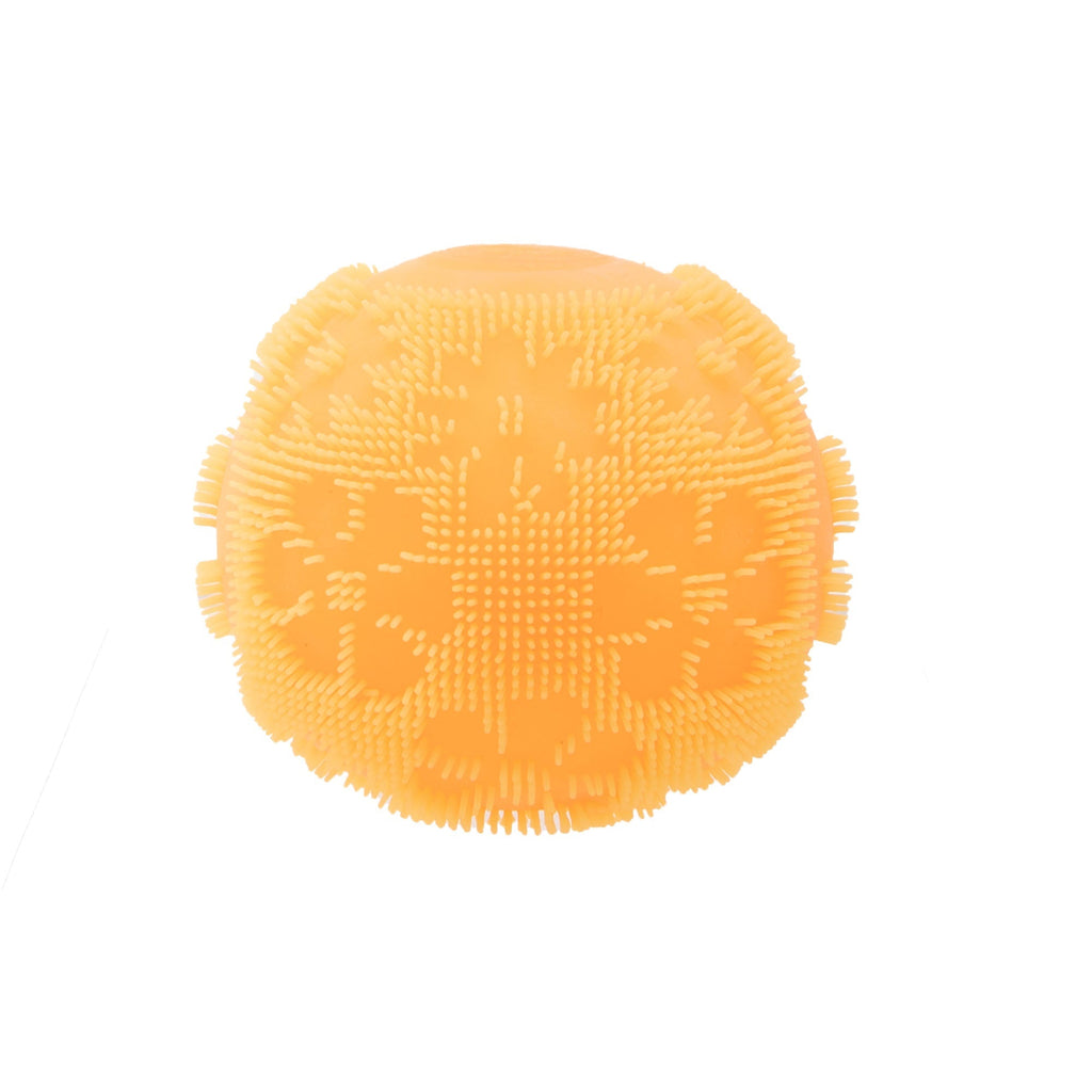 Spiky Ribbed NeeDoh Fuzz Ball Flower Power | Signature Elm Point - Spiky Textured Groovy Glob for Sensory Therapy Detail