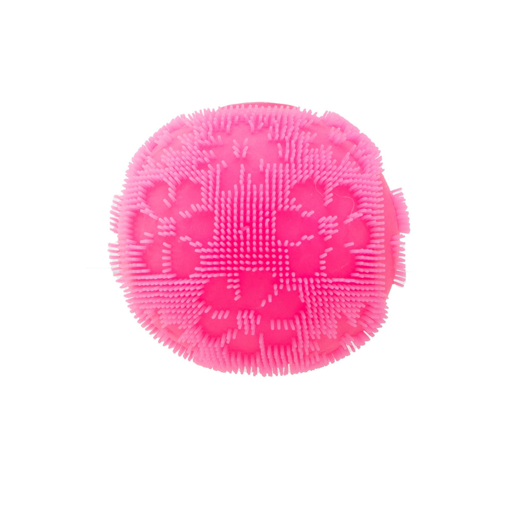 Spiky Ribbed NeeDoh Fuzz Ball Flower Power | Signature Elm Point - Spiky Textured Groovy Glob for Sensory Therapy Detail