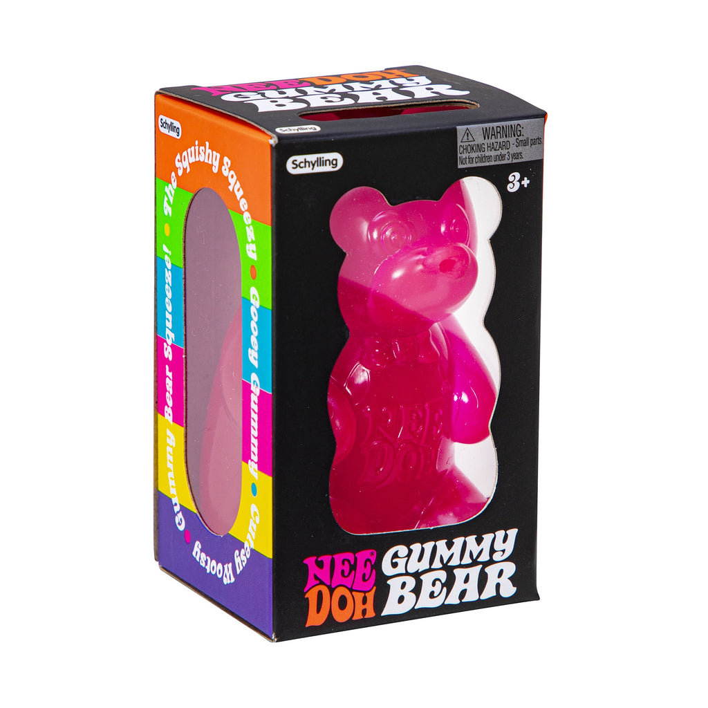 Purrfectly Squishy NeeDoh Gummy Bear | Edition Canyon Forest - Cute Animal-Shaped NeeDoh Fidget Toy for Kids - Surprise Me! (Random Color)