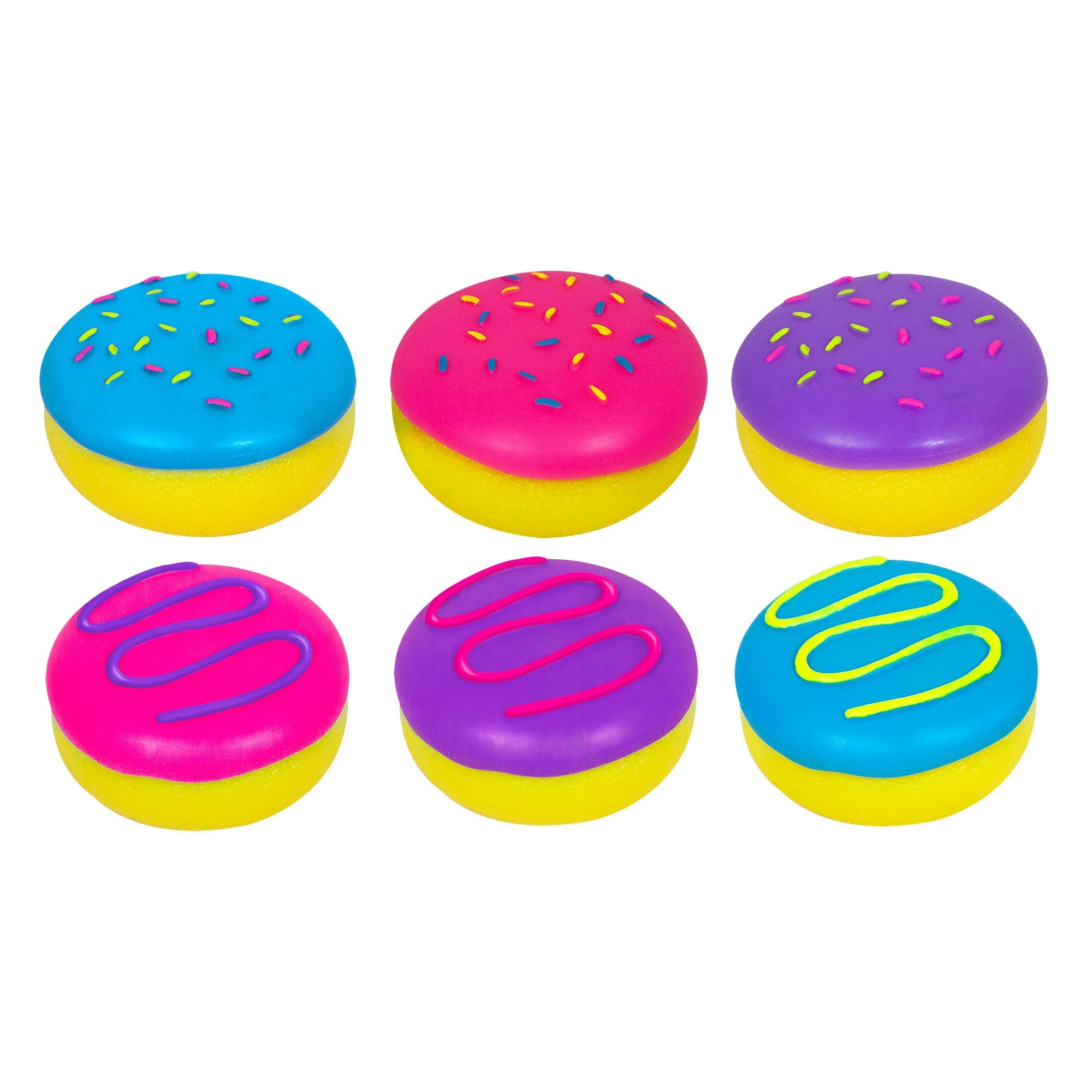 Fun Food Fidget Jelly Dohnut NeeDoh | Signature Seaside Lane - Deliciously Soft Cupcake Sensory Glob Detail