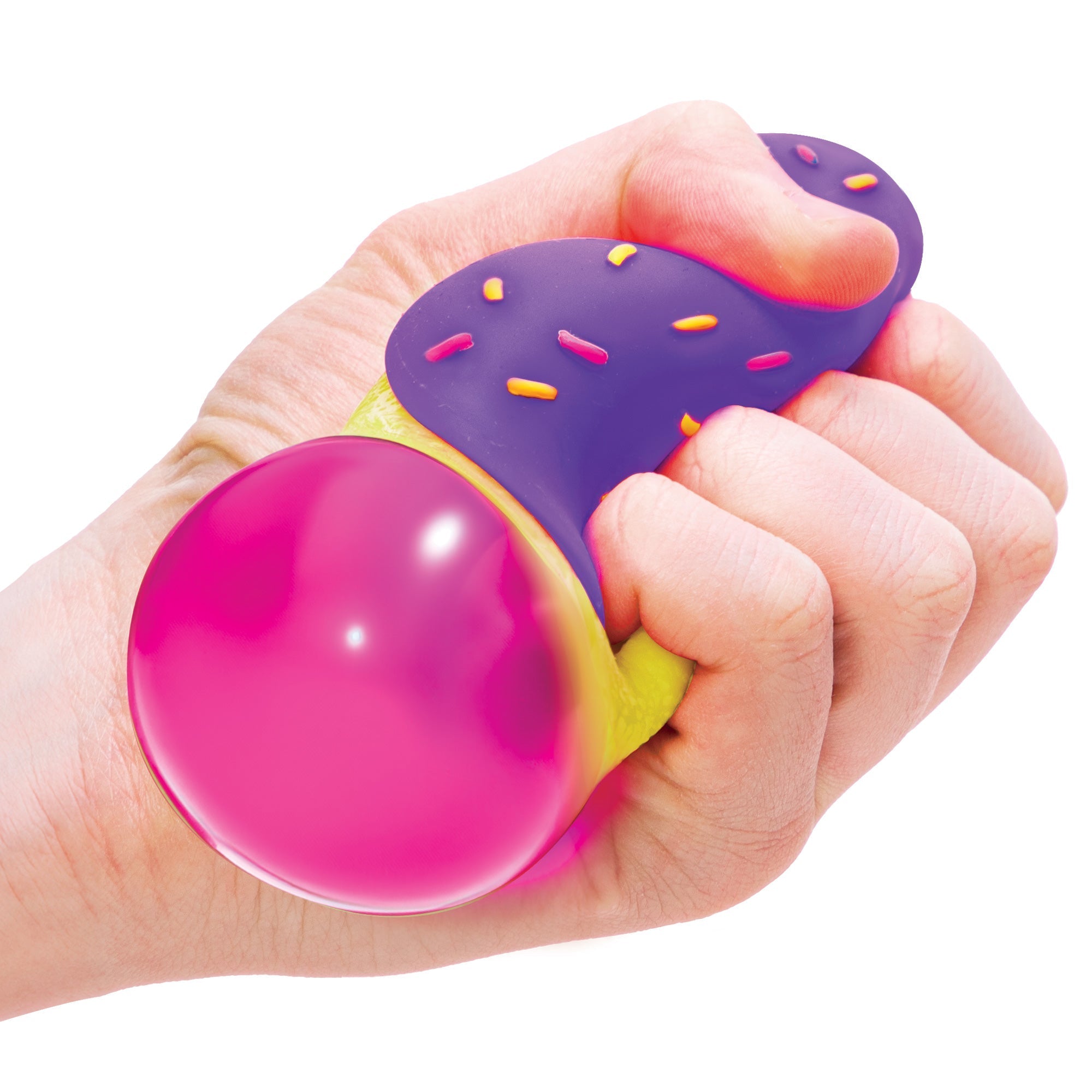 Fun Food Fidget Jelly Dohnut NeeDoh | Signature Seaside Lane - Deliciously Soft Cupcake Sensory Glob Detail