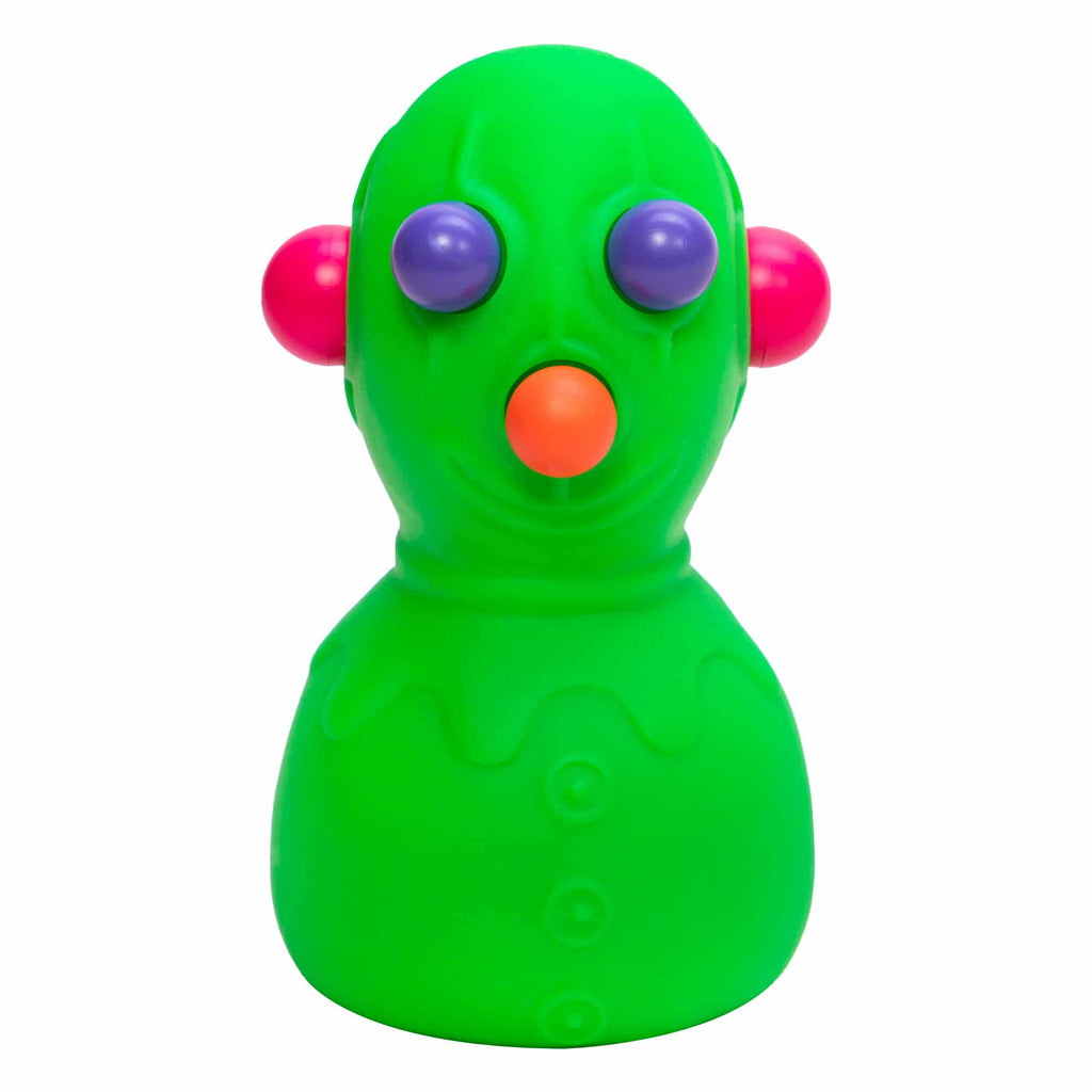 Fun Fidget Monster NeeDoh Panic Pete | Signature Seaside Bay - Dino Character Malt-Gel Filled Sensory Glob Detail