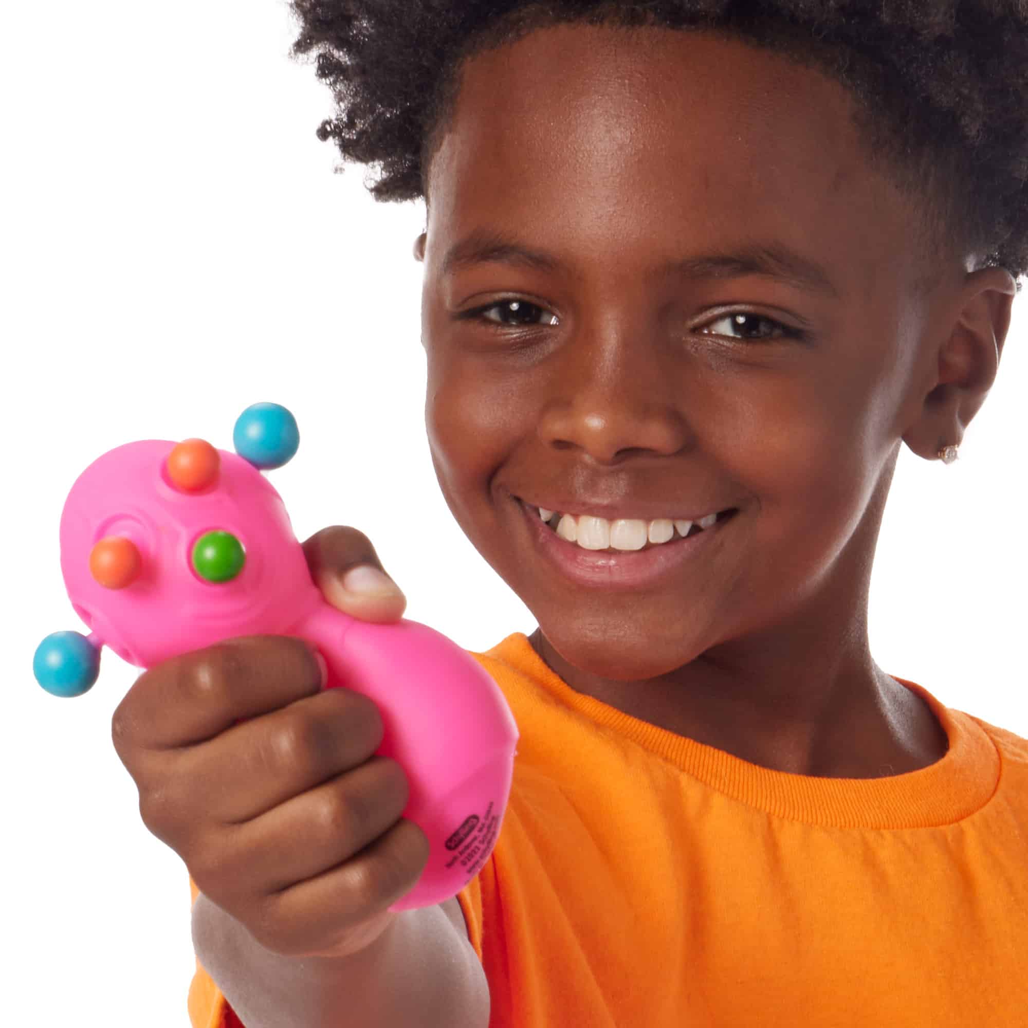 Fun Fidget Monster NeeDoh Panic Pete | Signature Seaside Bay - Dino Character Malt-Gel Filled Sensory Glob Detail