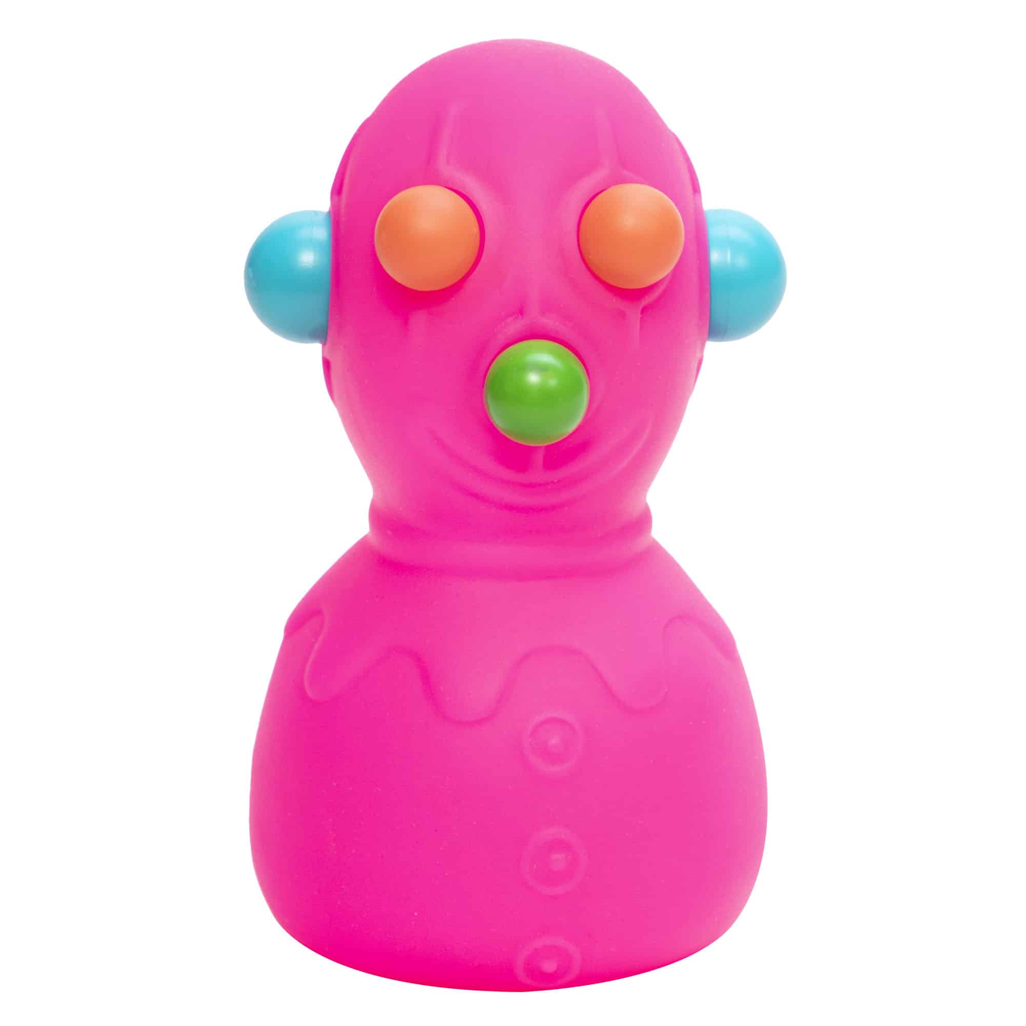 Fun Fidget Monster NeeDoh Panic Pete | Signature Seaside Bay - Dino Character Malt-Gel Filled Sensory Glob Detail
