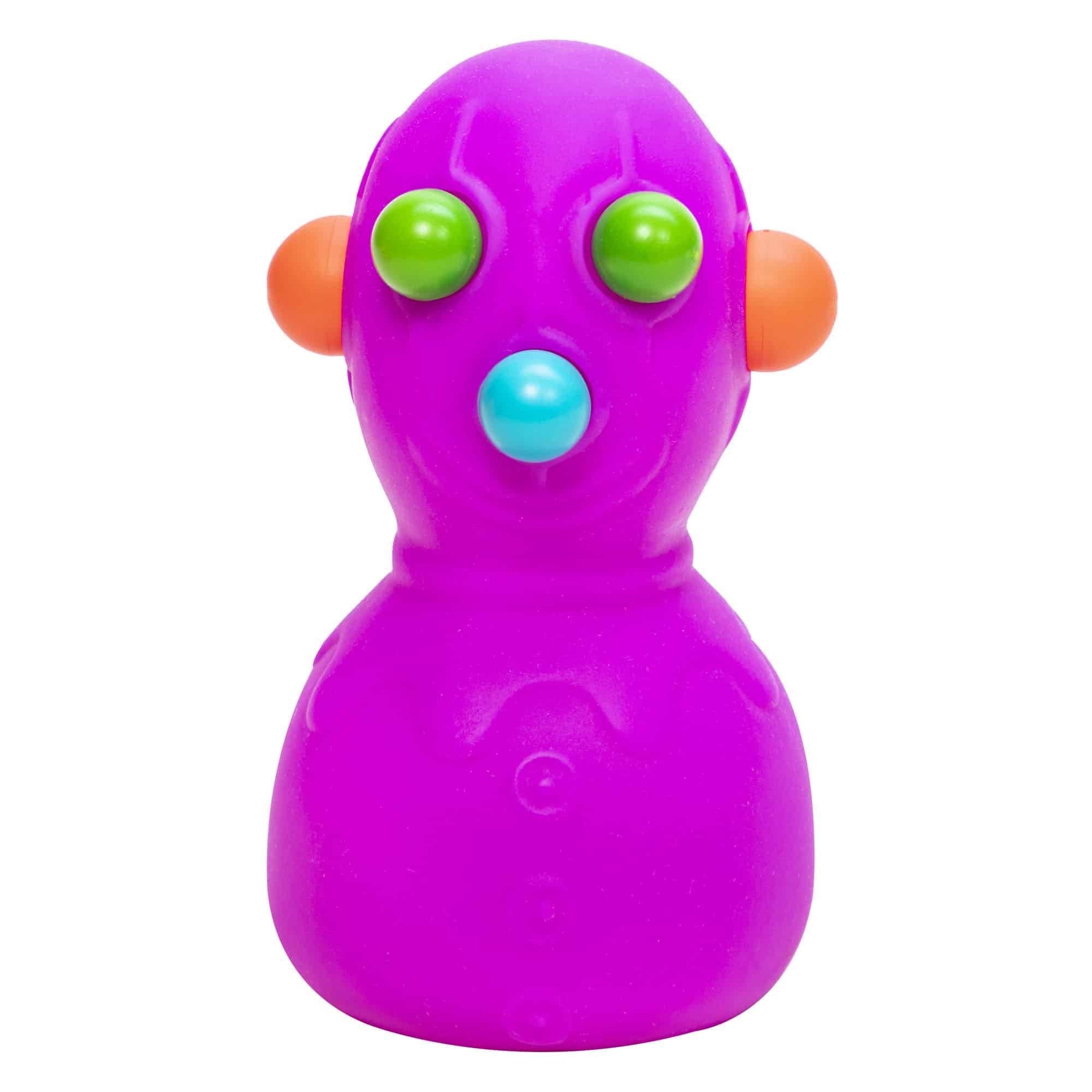 Fun Fidget Monster NeeDoh Panic Pete | Signature Seaside Bay - Dino Character Malt-Gel Filled Sensory Glob Detail