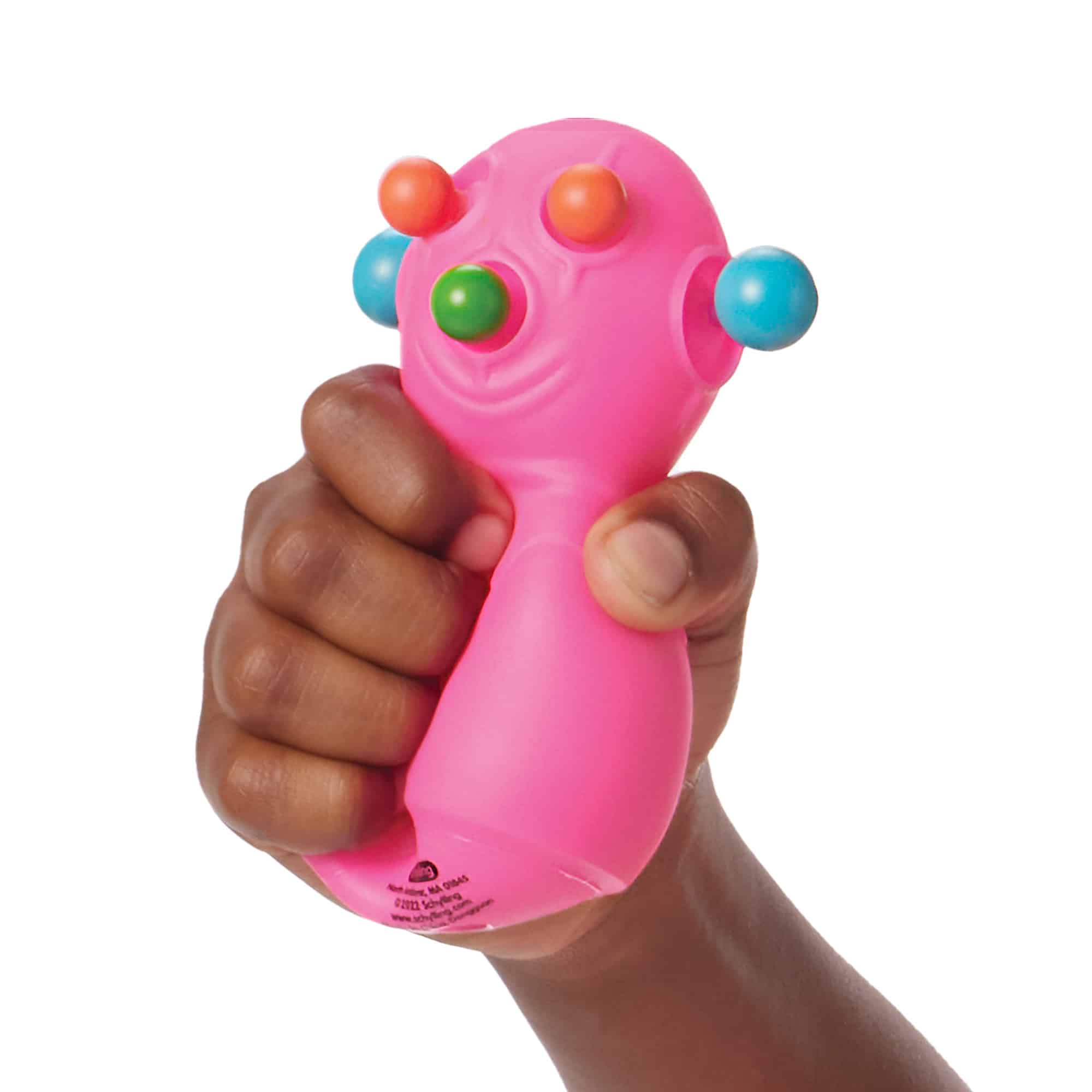 Fun Fidget Monster NeeDoh Panic Pete | Signature Seaside Bay - Dino Character Malt-Gel Filled Sensory Glob Detail