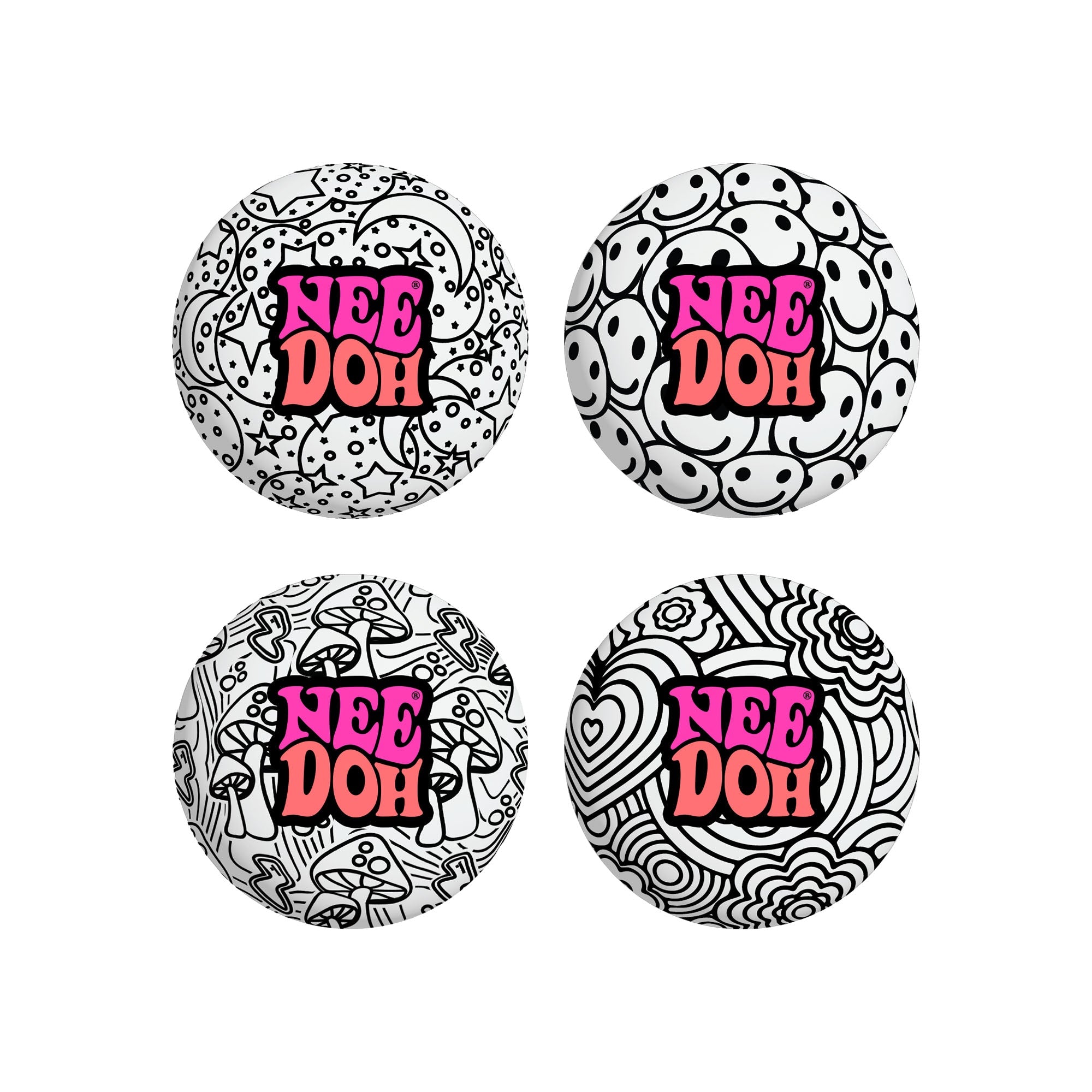 Spiky Ribbed NeeDoh Press-Doh | Select Oak Terrace - Shaggy Tactile Ribbed Stress Relief Toy - Default Title