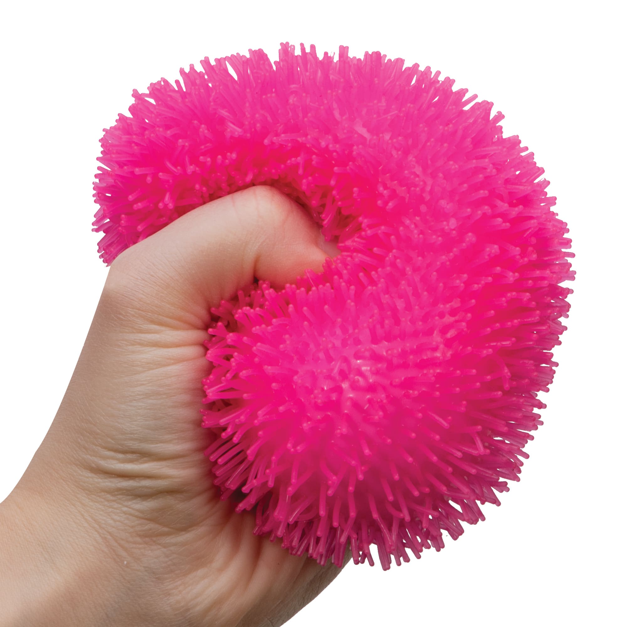 Ultra-Soothing Touch Shaggy NeeDoh | Collection Winter Creek - Fuzzy Flocked Textured Sensory Fidget Ball Detail