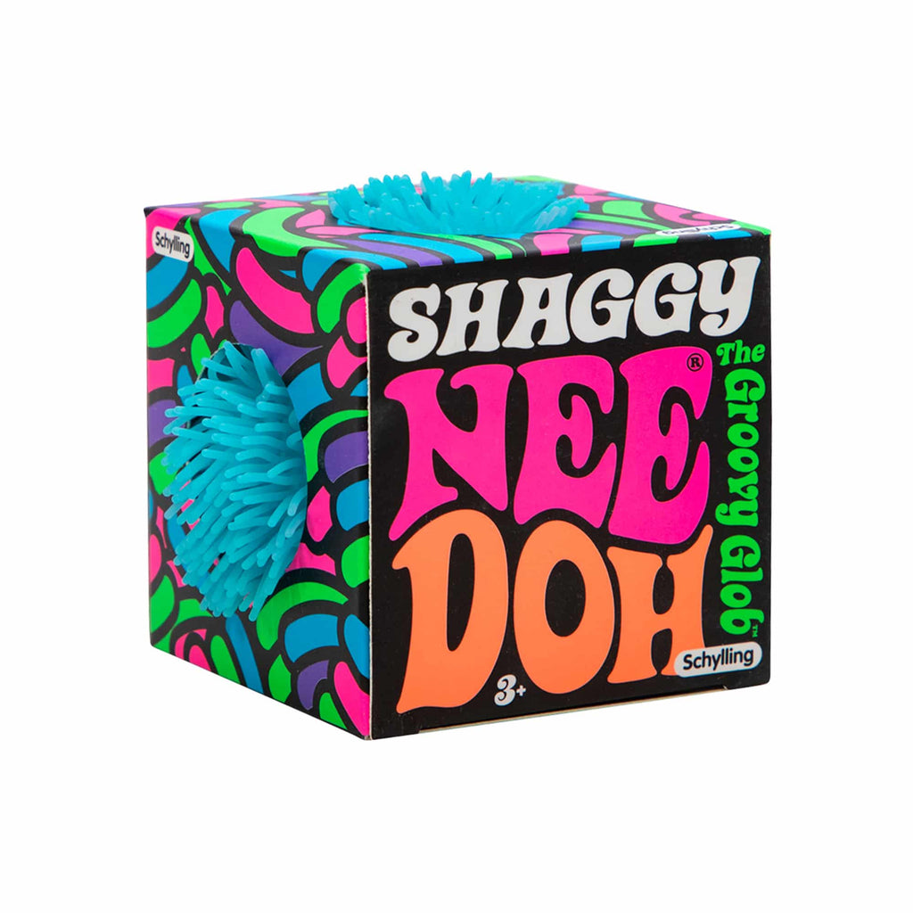 Ultra-Soothing Touch Shaggy NeeDoh | Collection Winter Creek - Fuzzy Flocked Textured Sensory Fidget Ball - Surprise Me! (Random Color)