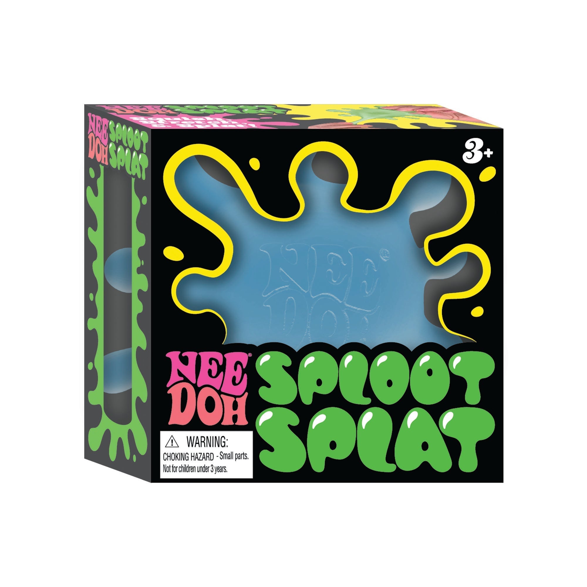 Fuzzy Flocked NeeDoh SplootSplat | Edition Morning Cove - Furry Coated Soft Touch Squishable Ball Detail