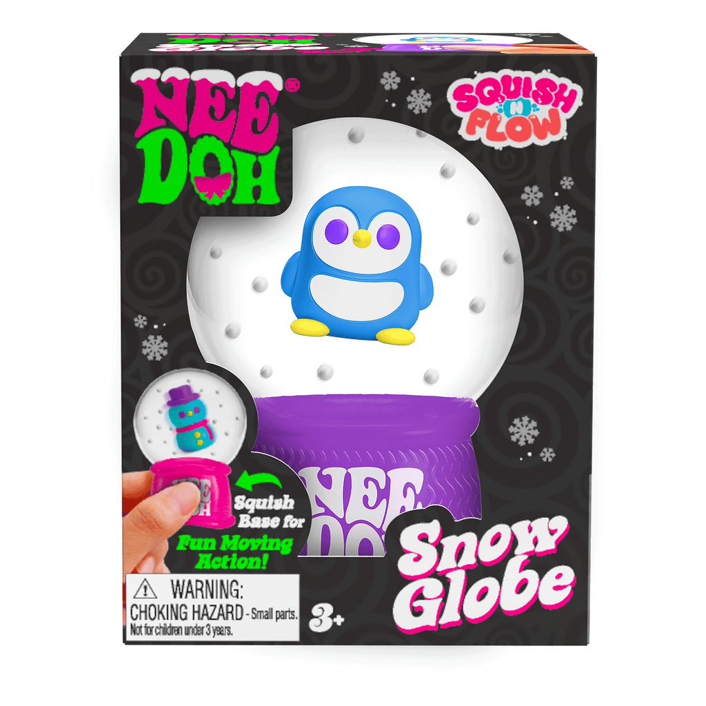 Satisfying Crunch NeeDoh Squish N Flow Snow Globe | Signature Moonlit Lane - Nice Cubes Clear Satisfying Crunch Stress Toy - Default Title