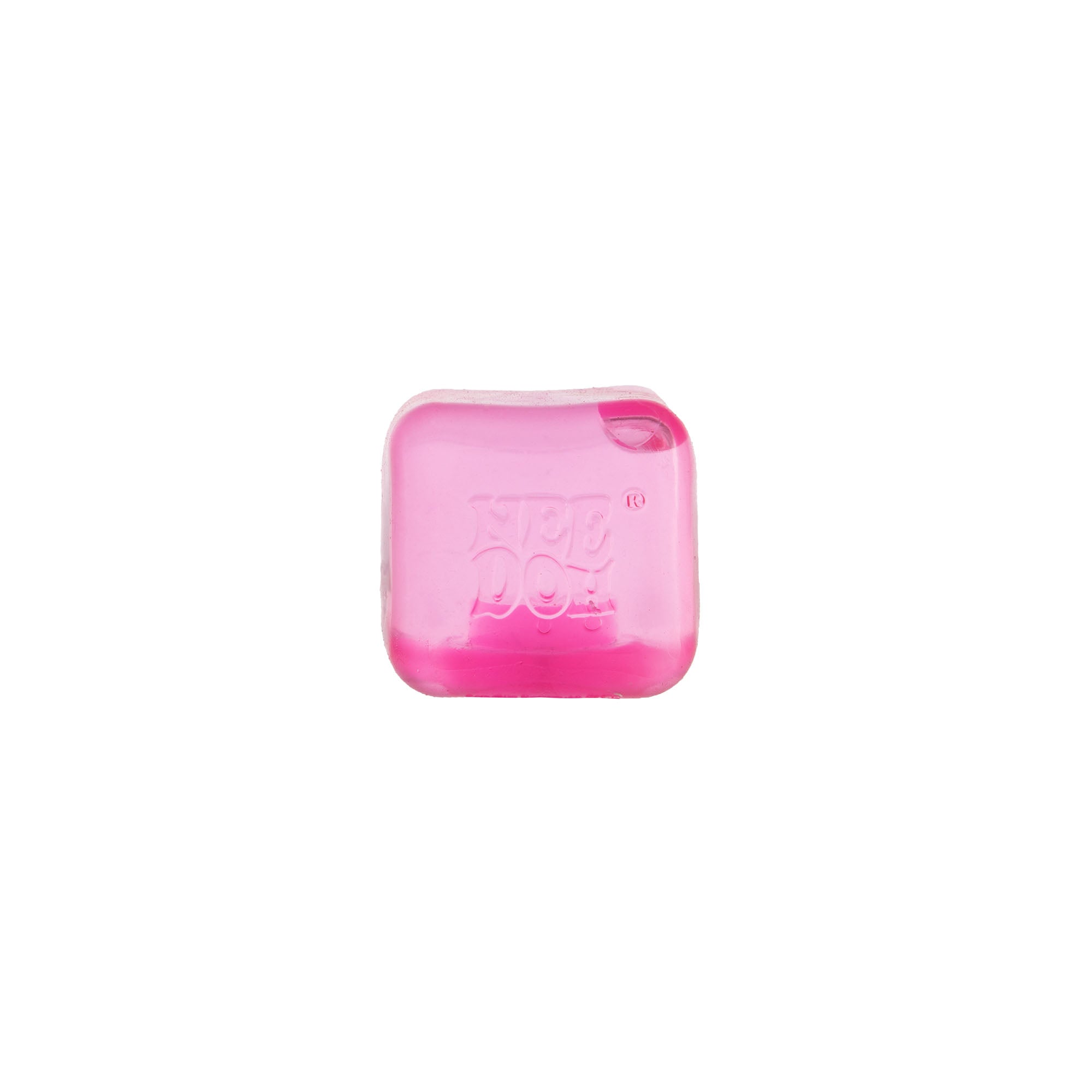 Ice-Cube Texture NeeDoh Nice Ice Baby | Series Canyon Trail - Crystal Clear Squishable Ice Cube NeeDoh Detail